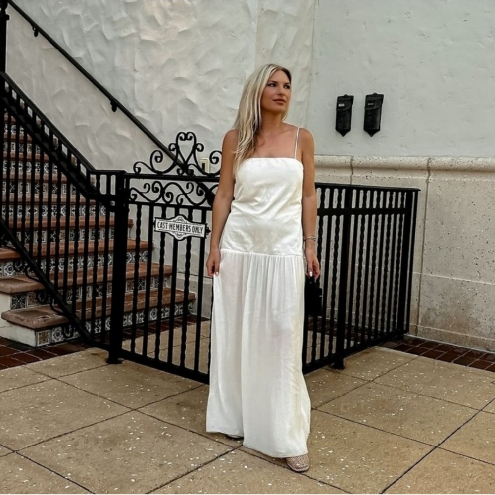 Zara White Maxi Dress - Picture 10 of 15